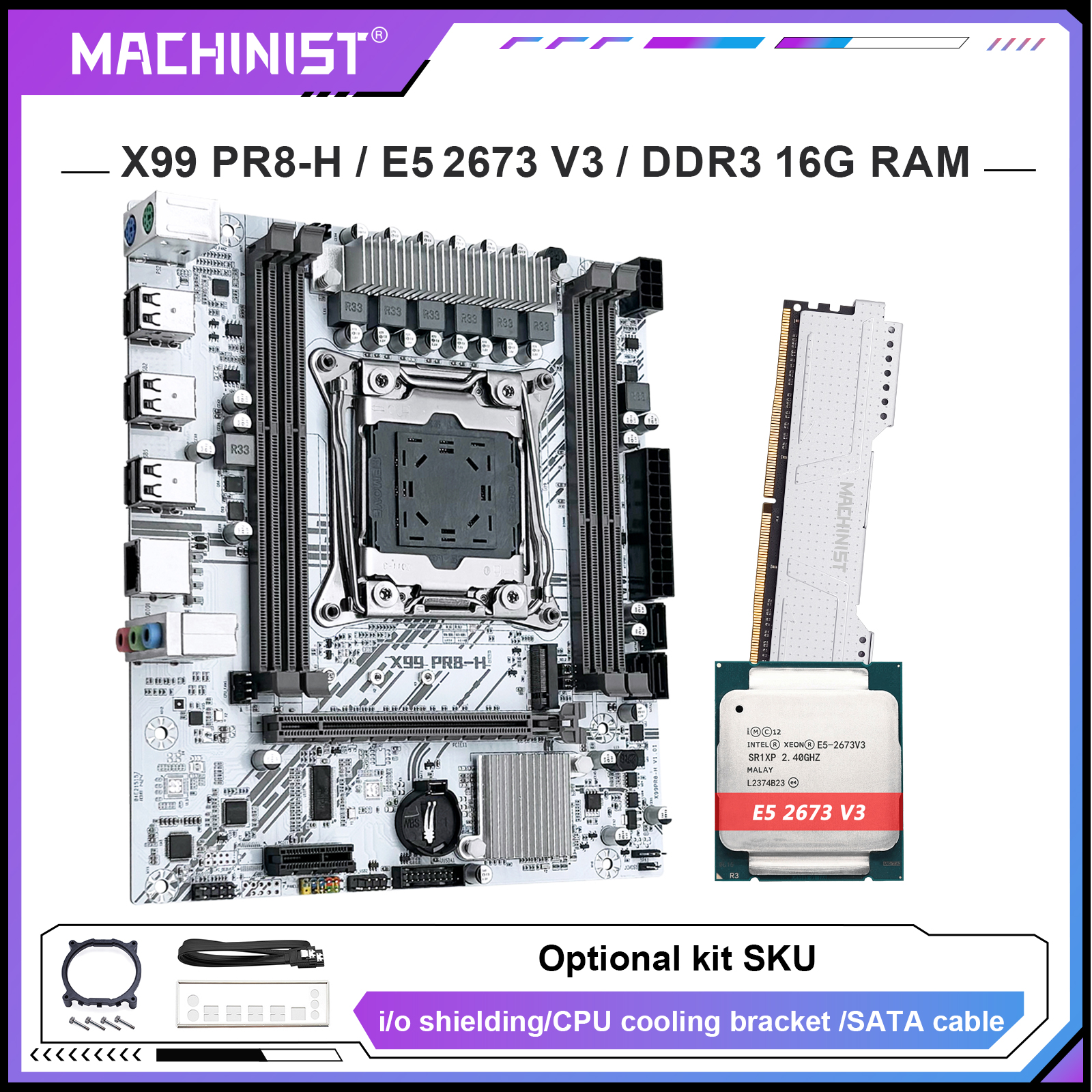 MACHINIST X99 Motherboard Inte - đánh giá và giá Pc Gaming Xeon