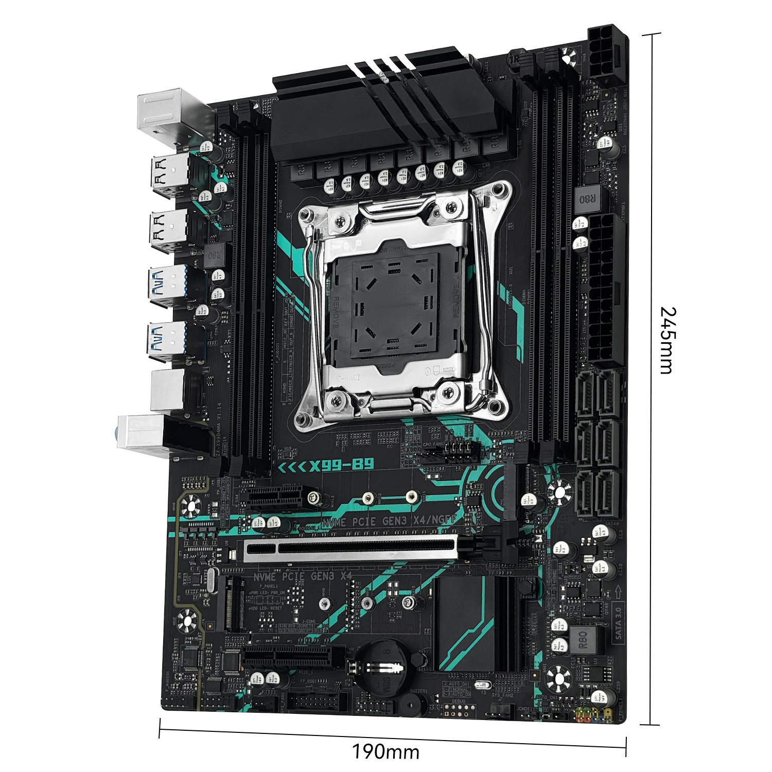 MACHINIST X99 B9 LGA2011-3 Mot - đánh giá và giá Pc Gaming Xeon