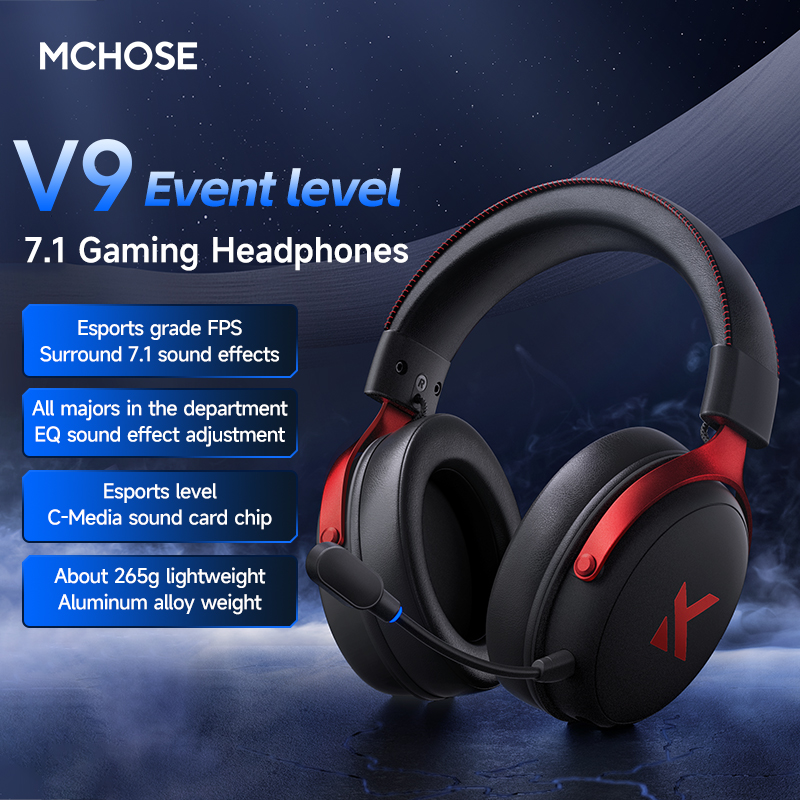 MCHOSE V9 Pro Headset with Mic - đánh giá và giá Pc Gaming Earphones