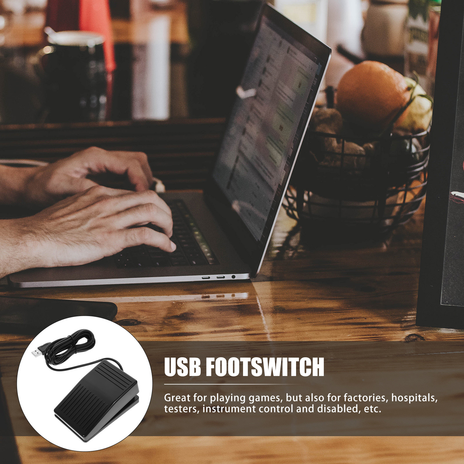 USB Foot Pedal Nonslip Plastic - đánh giá và giá Usb Foot Pedal Gaming