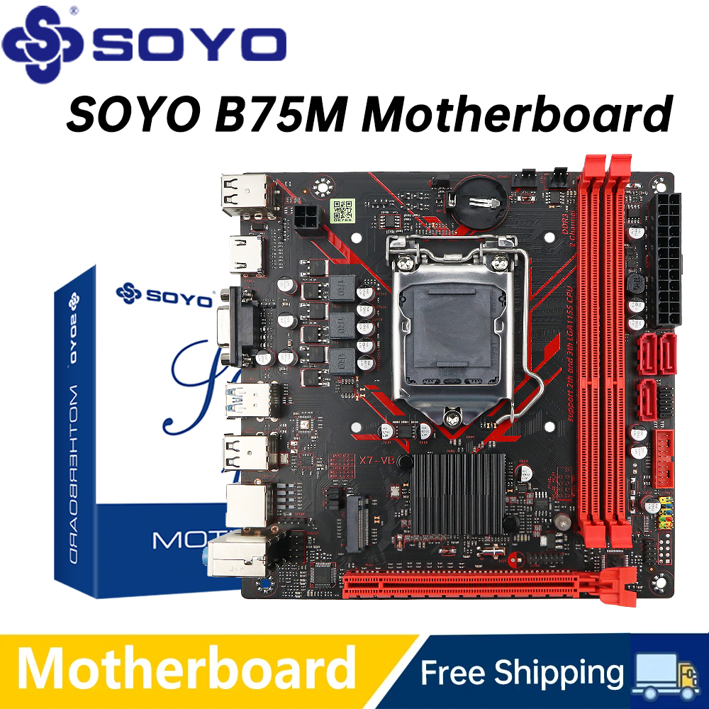 SOYO B75M Motherboard M.2 NVME - đánh giá và giá Pc Gaming Xeon