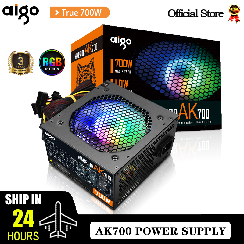 Aigo AK 700W PC PSU Power Supp - đánh giá và giá Pc Unit For Gaming