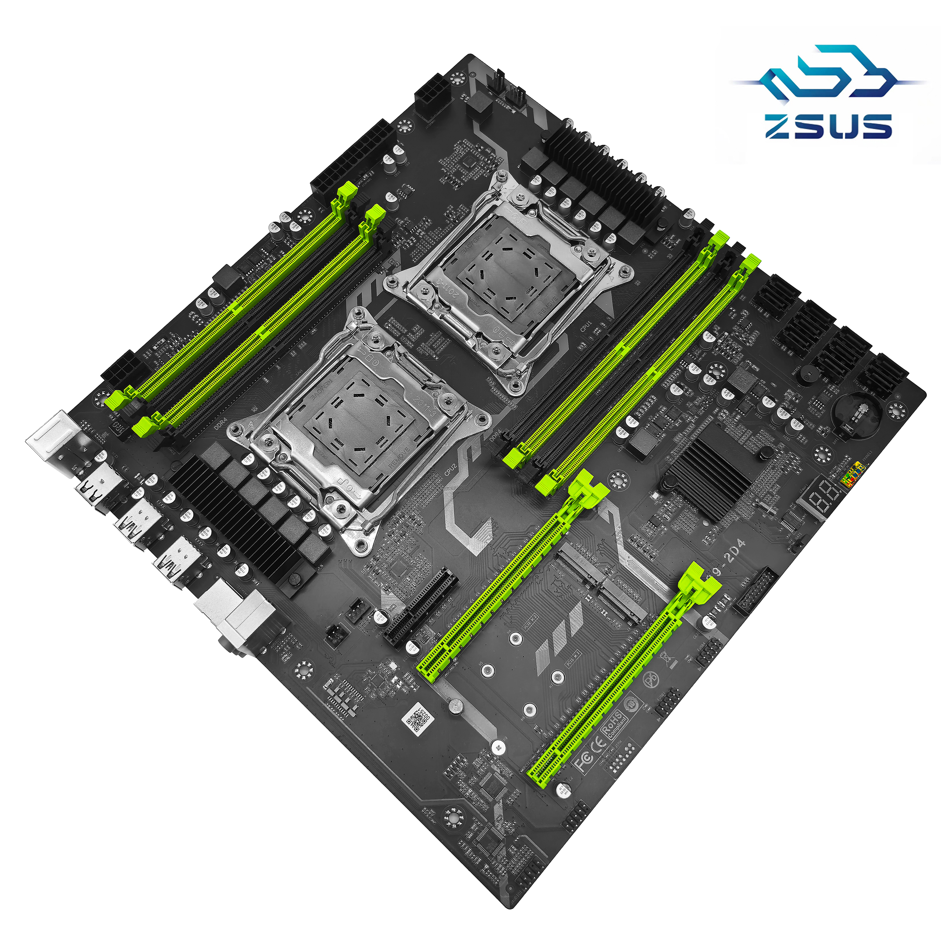 ZSUS X99 Dual Motherboard C612 - đánh giá và giá Pc Gaming Xeon