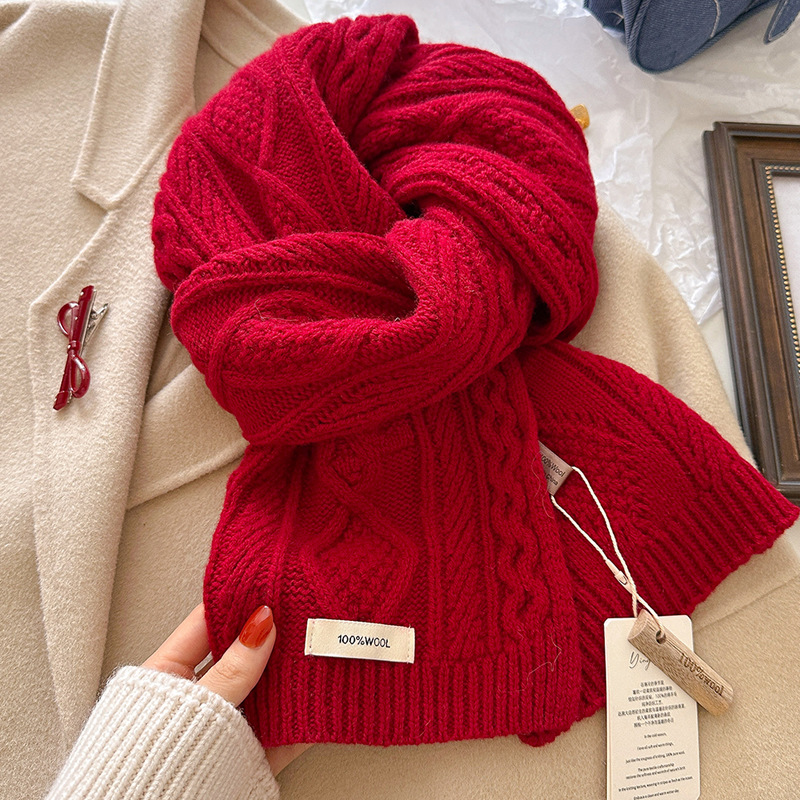 Luxury 100% Wool Scarf Women M - đánh giá và giá Cable Management Sleeve