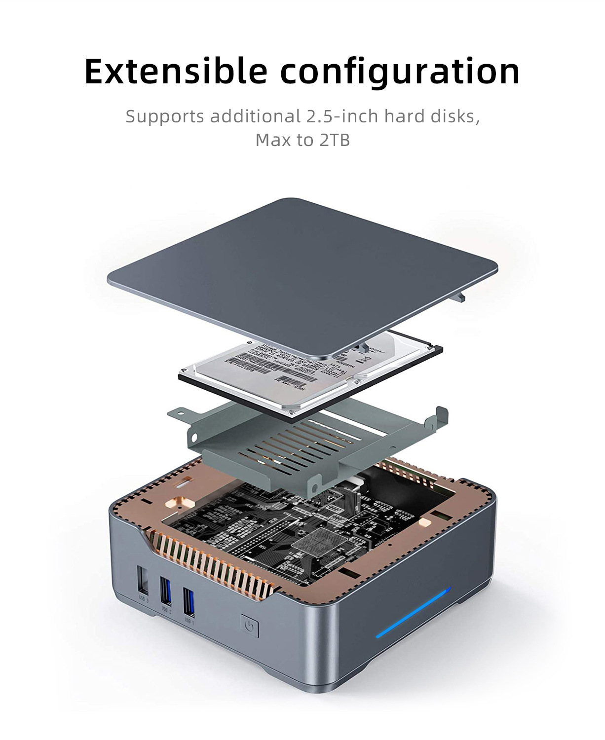 GK3V Pro mini pc Intel N5105 R - đánh giá và giá Pc Gaming Desktop