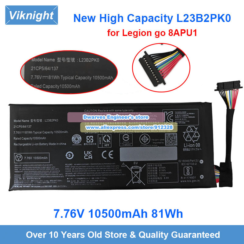 New 7.76V 81Wh L23B2PK0 Batter - đánh giá và giá Pc Gaming Upgrades