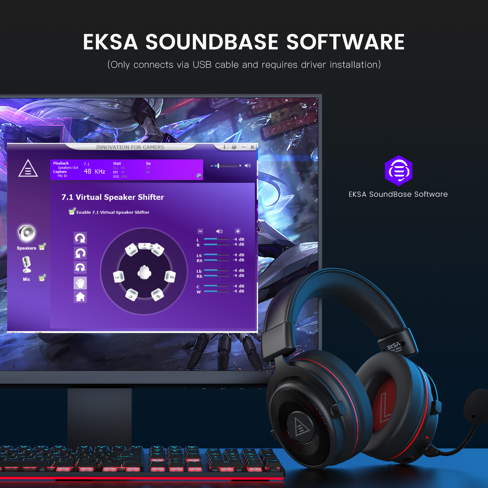 EKSA PC Gaming Headphones Over - đánh giá và giá Pc Gaming Upgrades