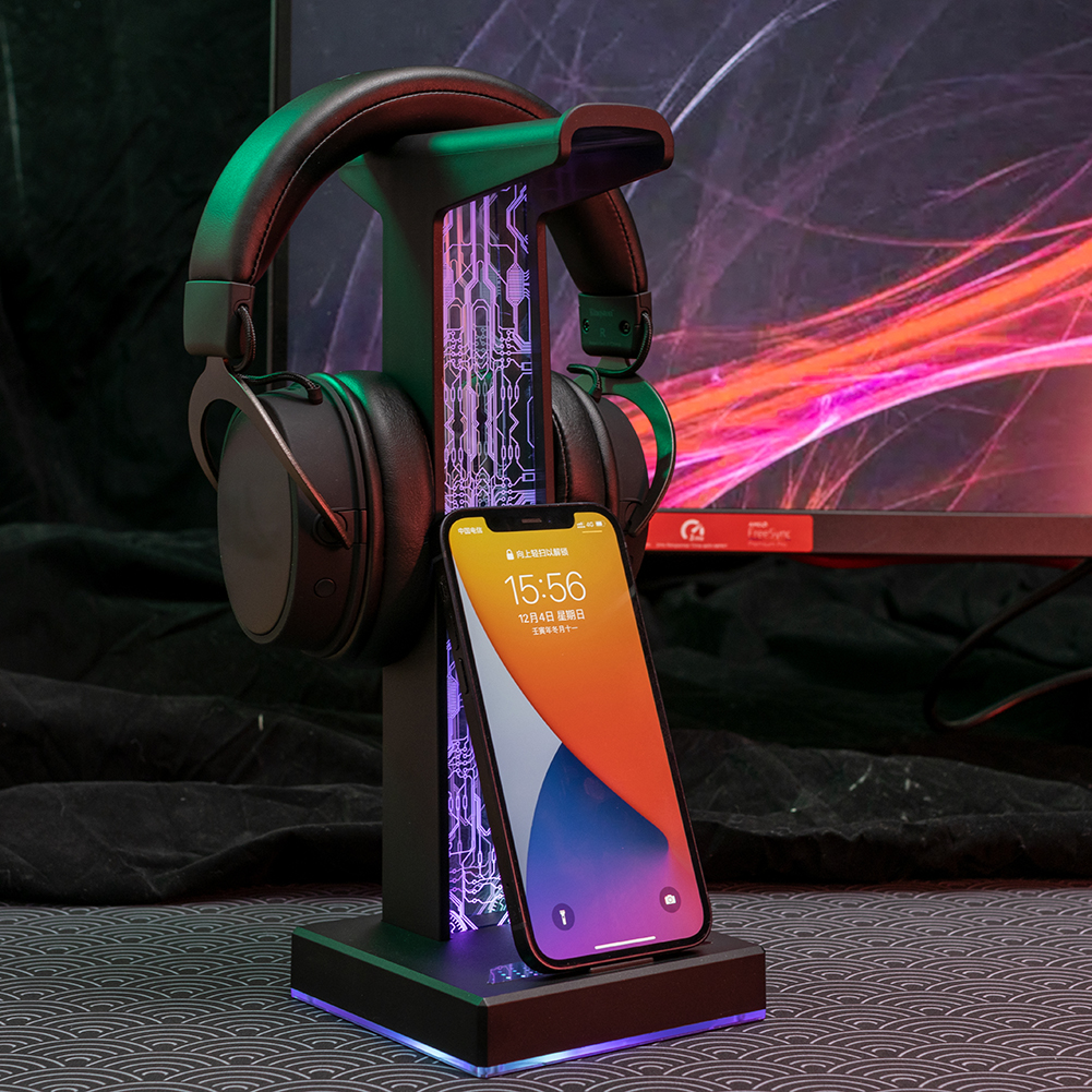 RGB Gaming Headphone Stand Dua - đánh giá và giá Pc Gaming Desktop