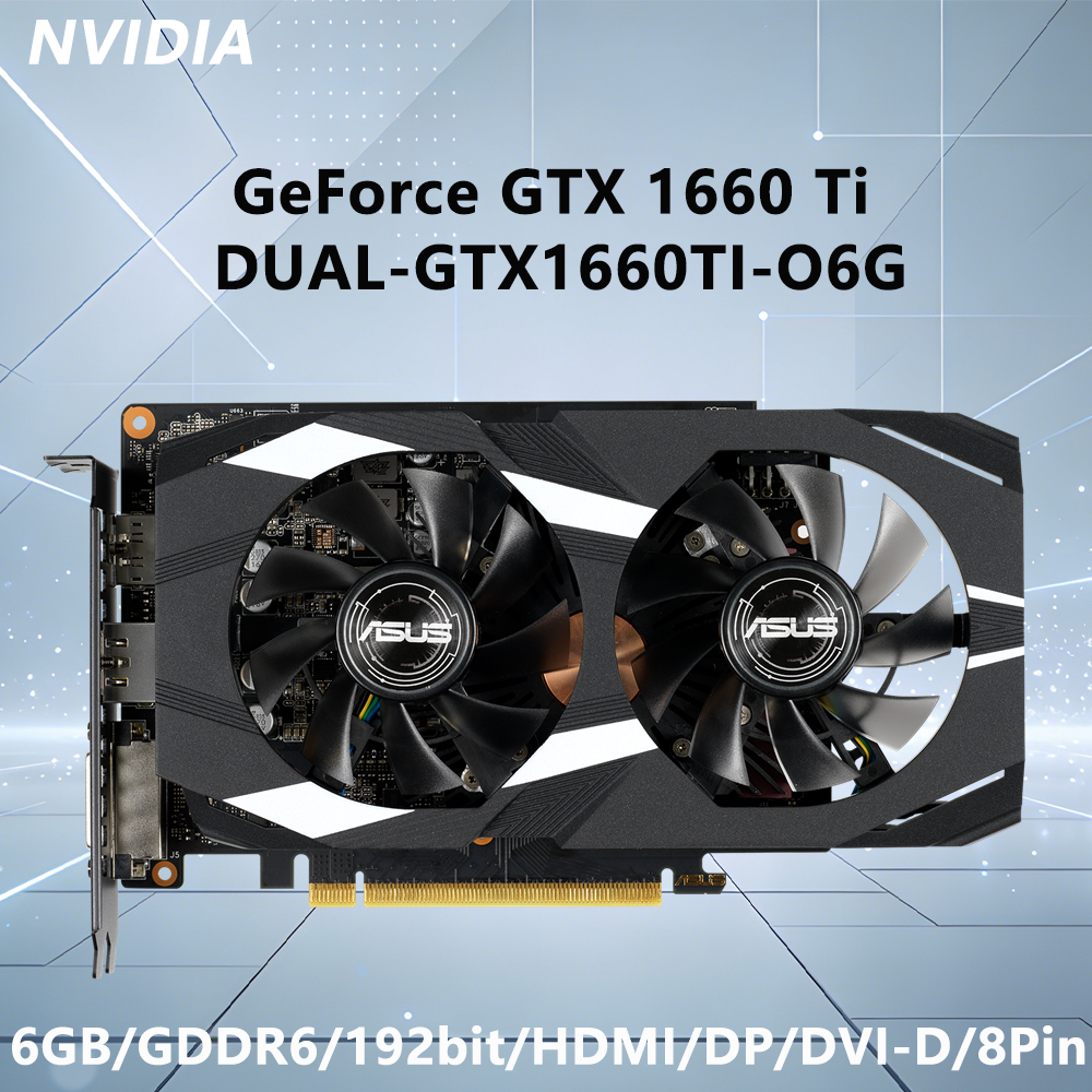 ASUS GTX 1660TI 6GB GDDR6 GPU  - đánh giá và giá Pc Gaming Graphics Card