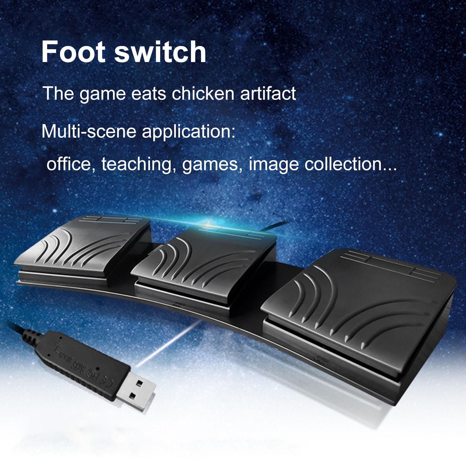 USB Foot Control Keyboard Acti - đánh giá và giá Usb Foot Pedal Gaming