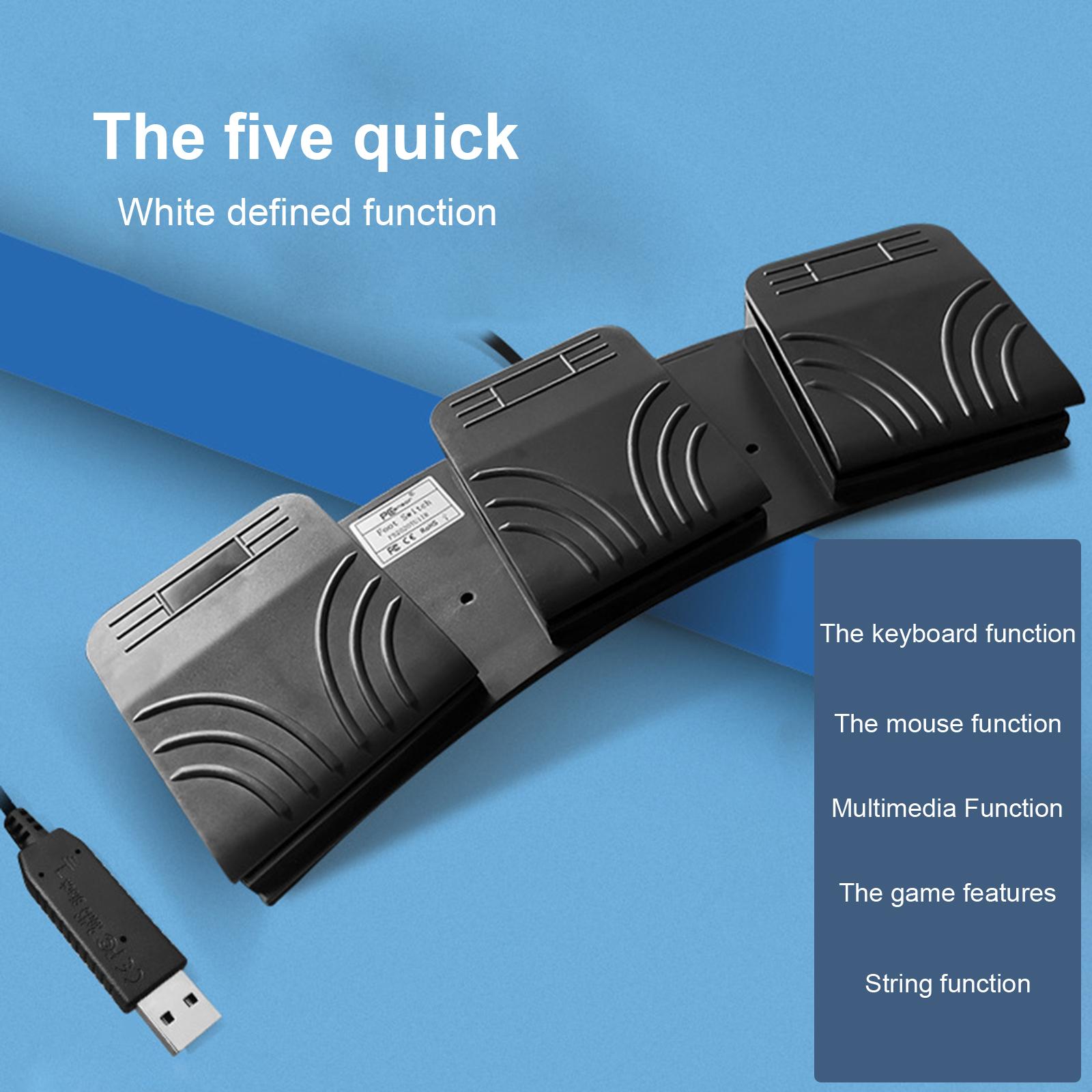 USB Foot Control Keyboard Acti - đánh giá và giá Usb Foot Pedal Gaming