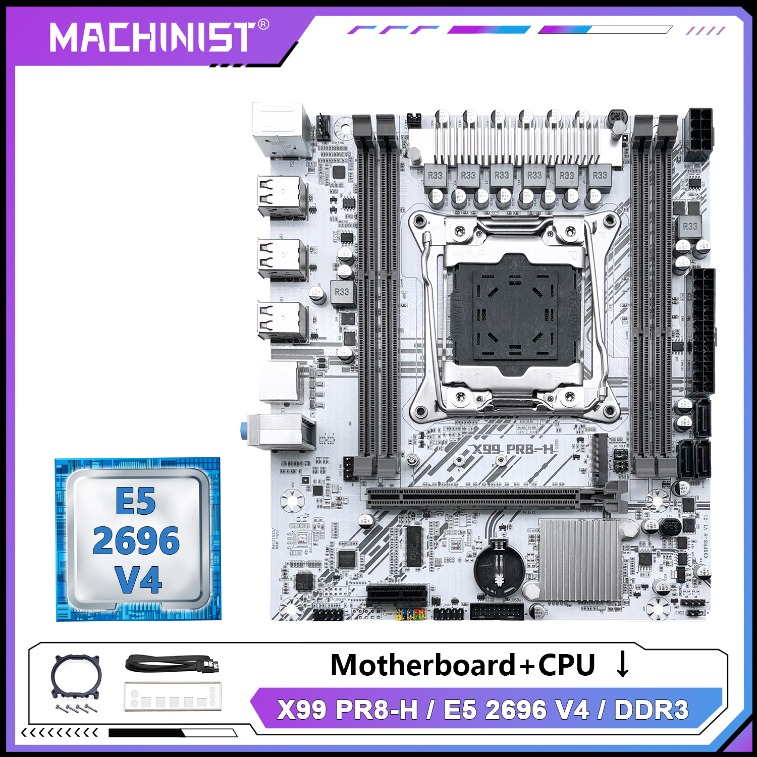 MACHINIST White X99 Motherboar - đánh giá và giá Pc Gaming Xeon