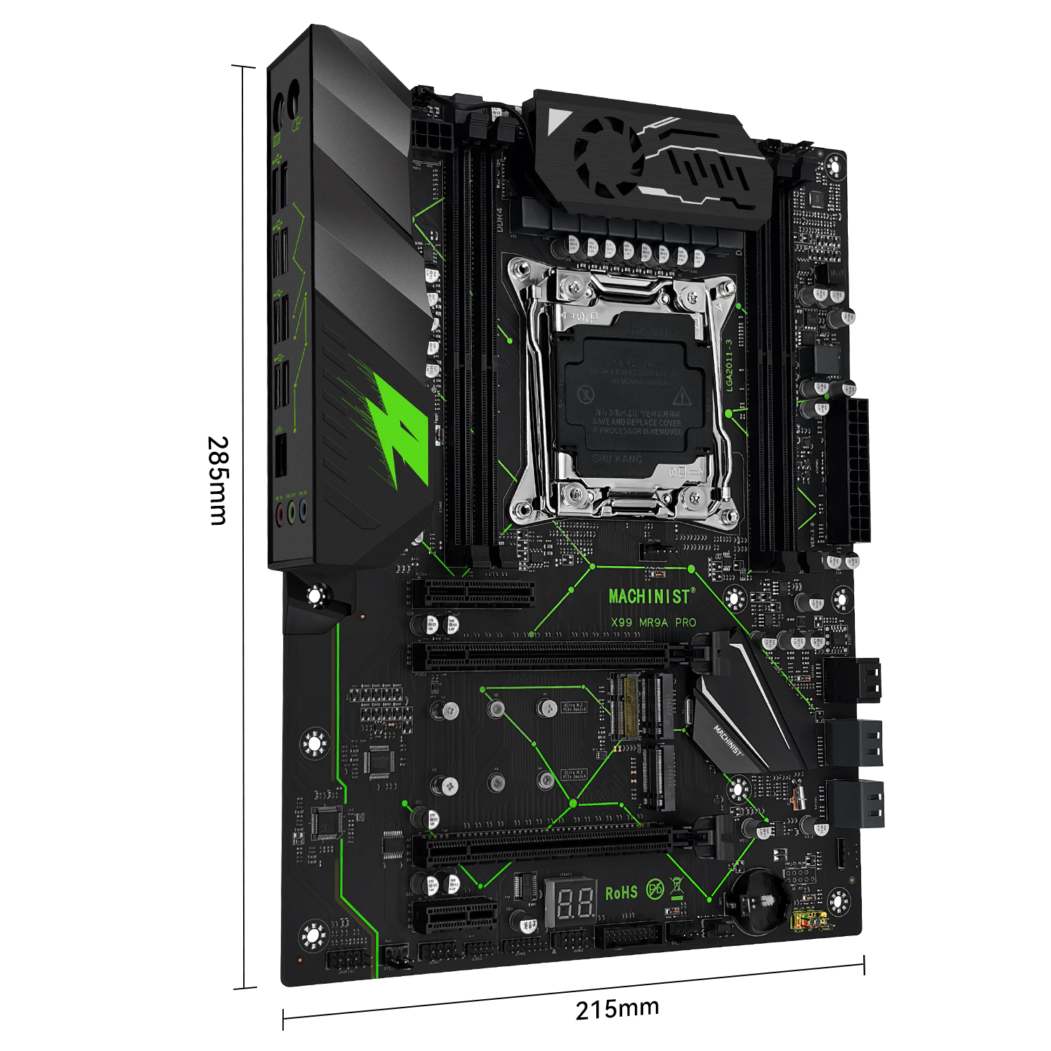 MACHINIST MR9A PRO X99 TPM 2.0 - đánh giá và giá Pc Gaming Xeon