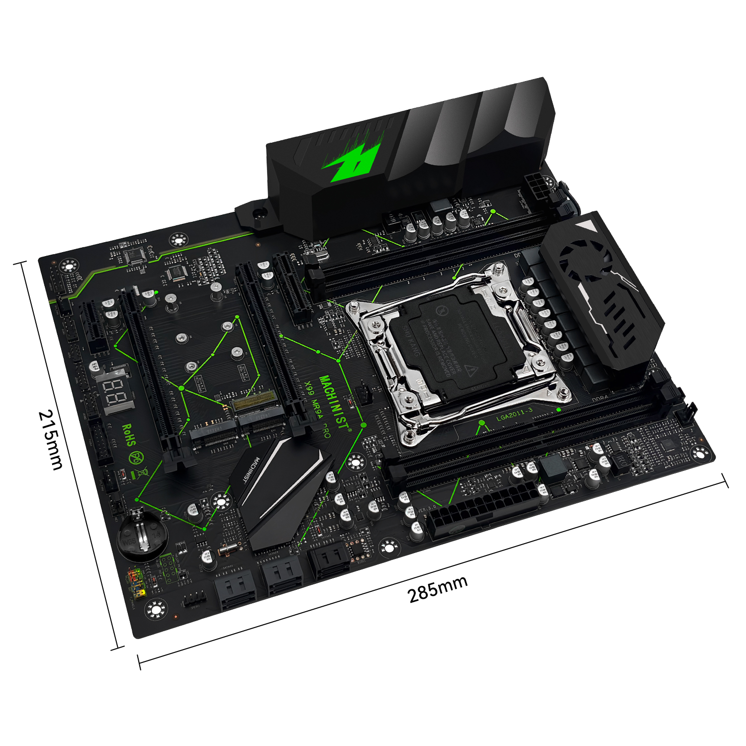 MACHINIST MR9A PRO X99 TPM 2.0 - đánh giá và giá Pc Gaming Xeon