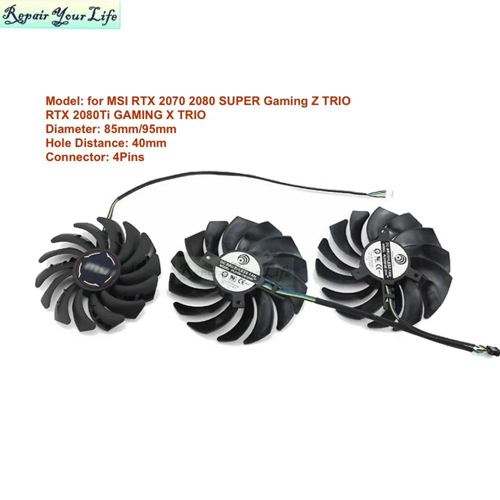 PC VGA Cooling Fan for MSI RTX - đánh giá và giá Pc Gaming Graphics Card
