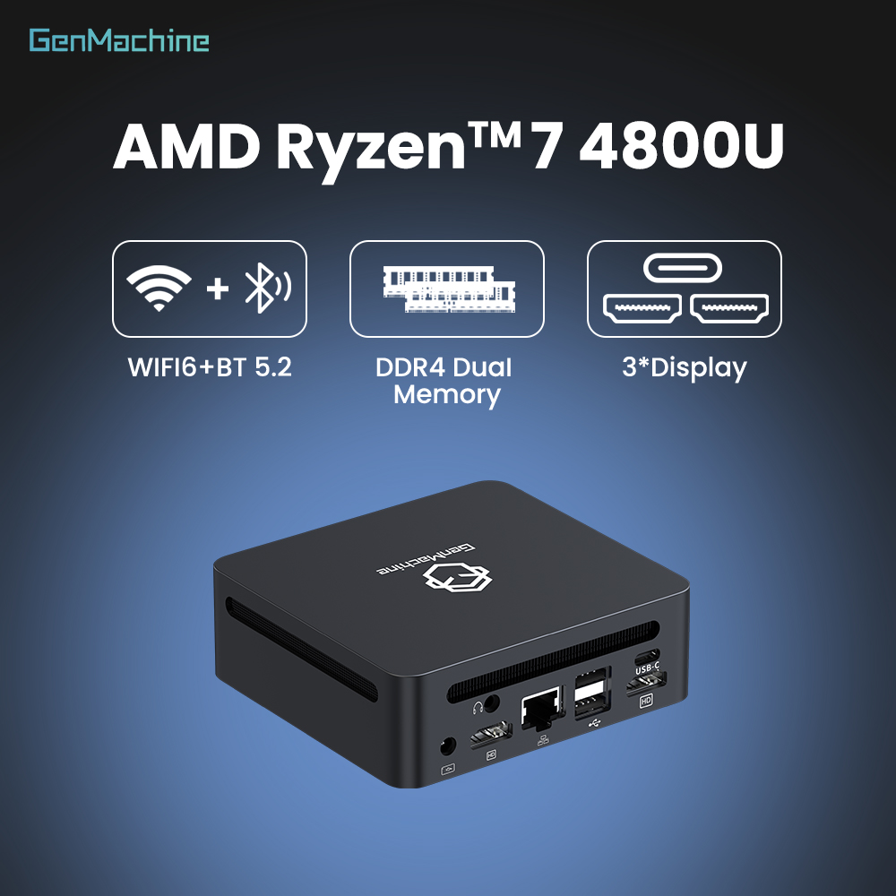 GenMachine Mini PC AMD Ryzen 7 - đánh giá và giá Pc Gaming Ryzen