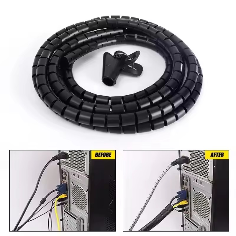 Cable Tube Sleeve Flexible Cor - đánh giá và giá Cable Management Sleeve