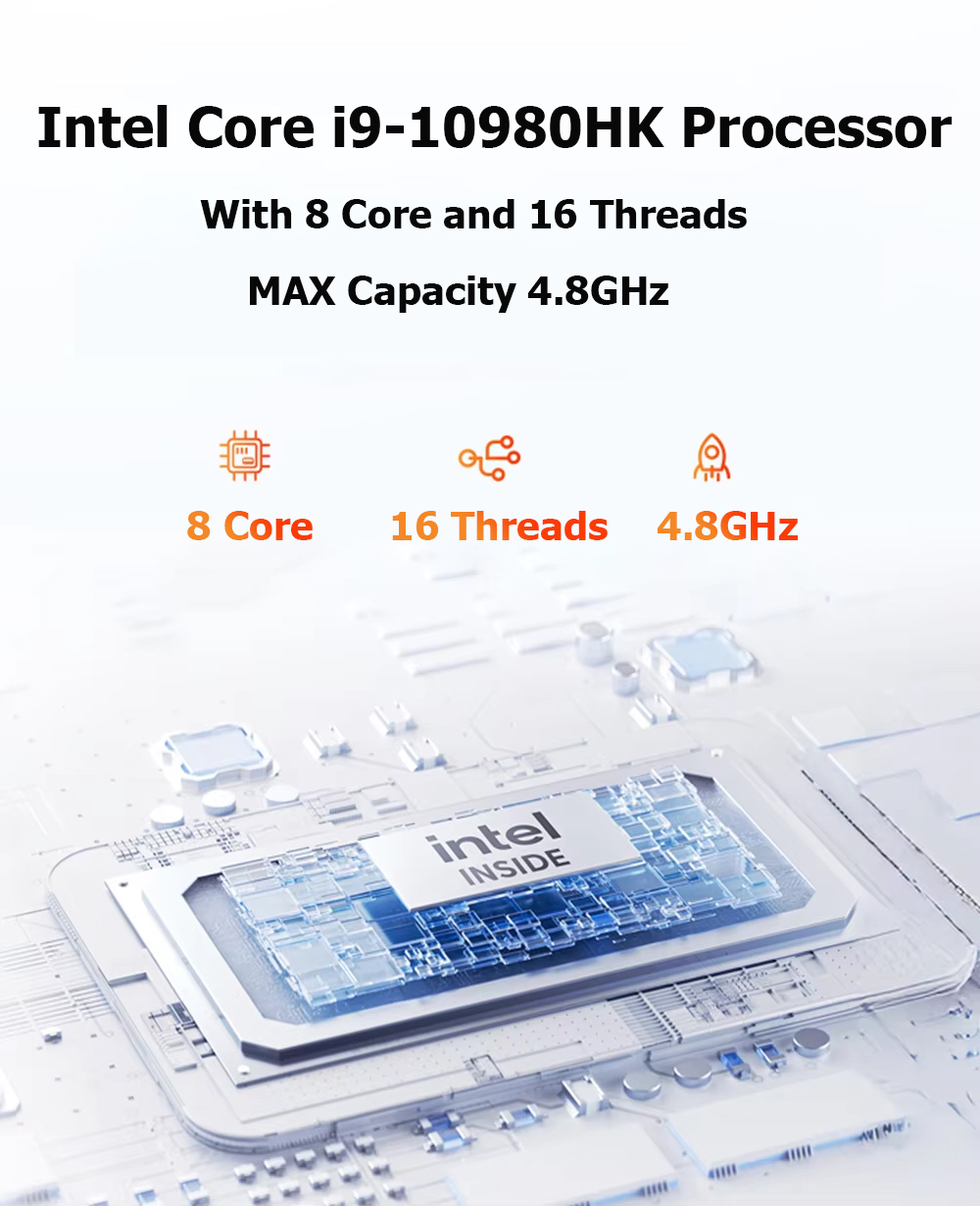 Protable Intel i9-10980HK Mini - đánh giá và giá Pc Gaming Ram 32Gb