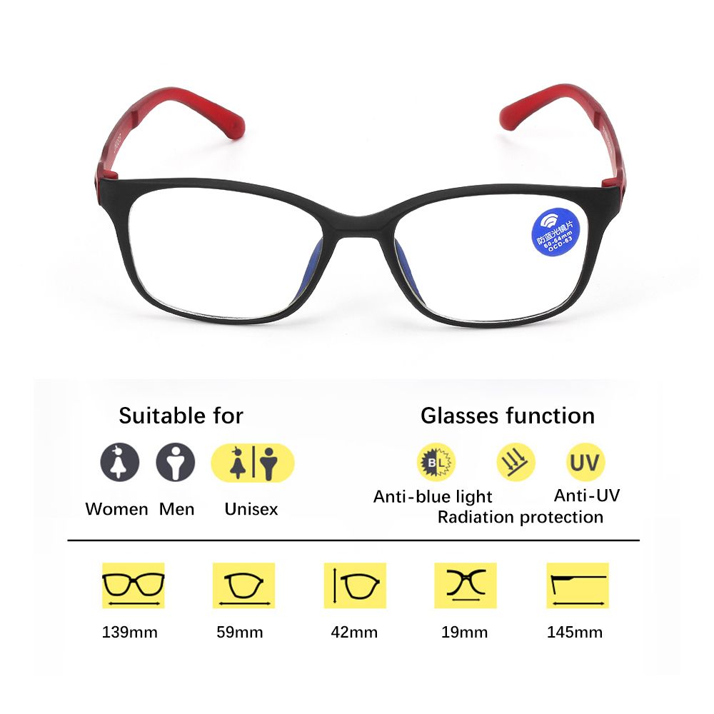 Unisex Flexible TR90 Computer  - đánh giá và giá Gaming Glasses Blue Light