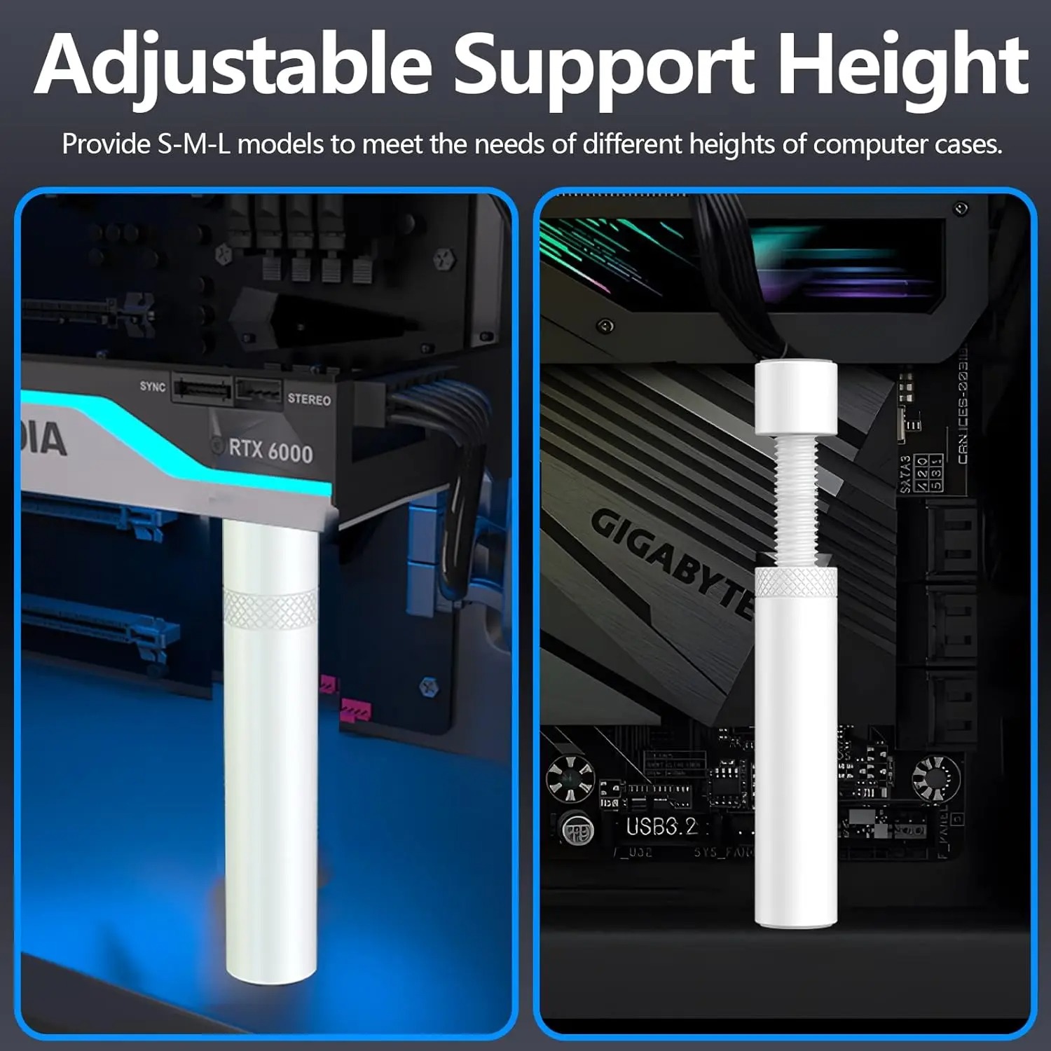 Aluminum GPU Anti Sag Bracket, - đánh giá và giá Pc Gaming Graphics Card